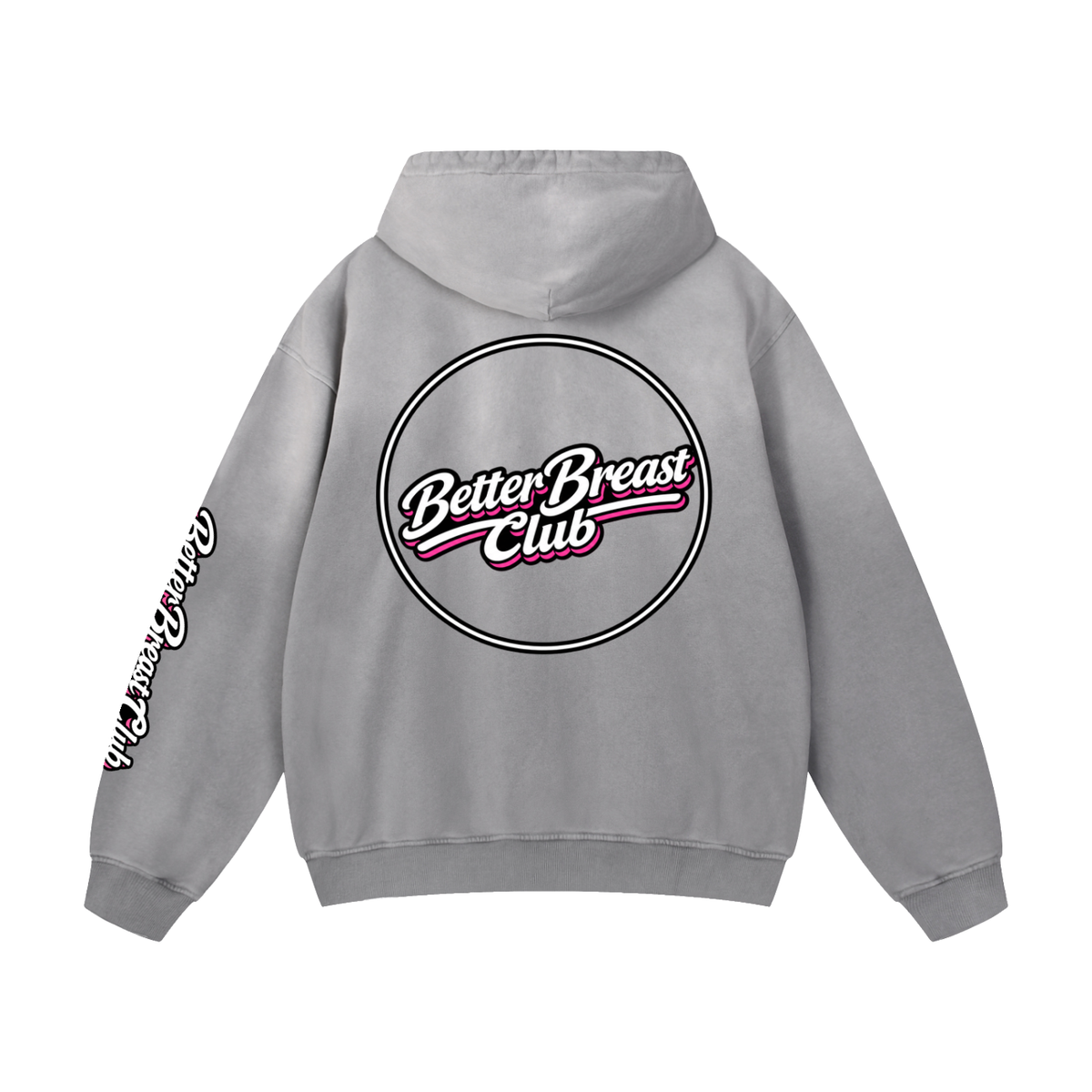 Better Breast Club Heavyweight Text Hoodie