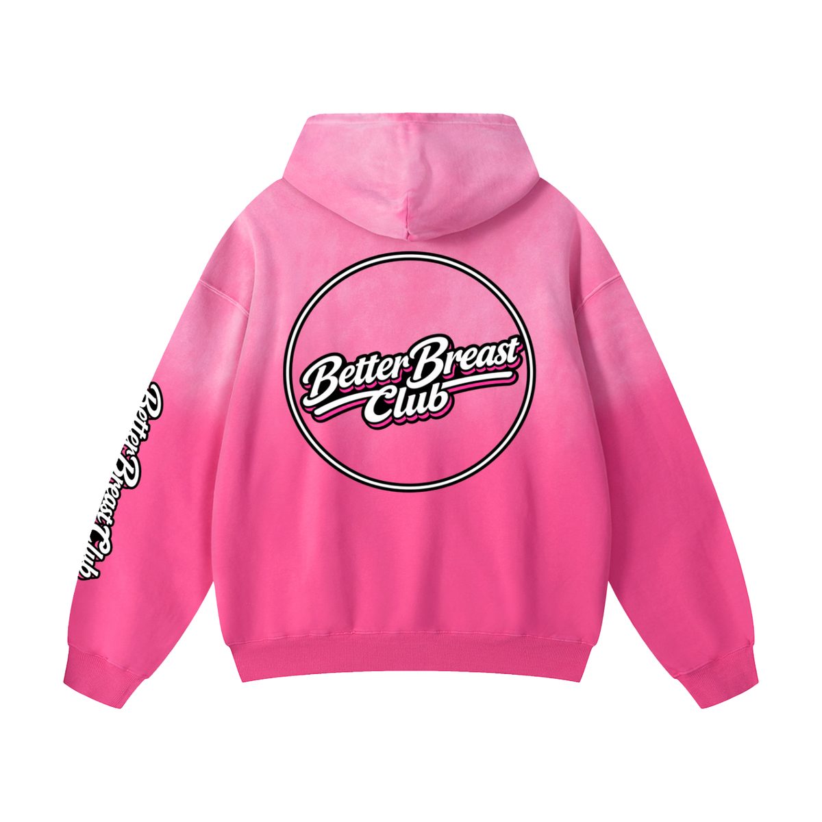 Better Breast Club Heavyweight Text Hoodie
