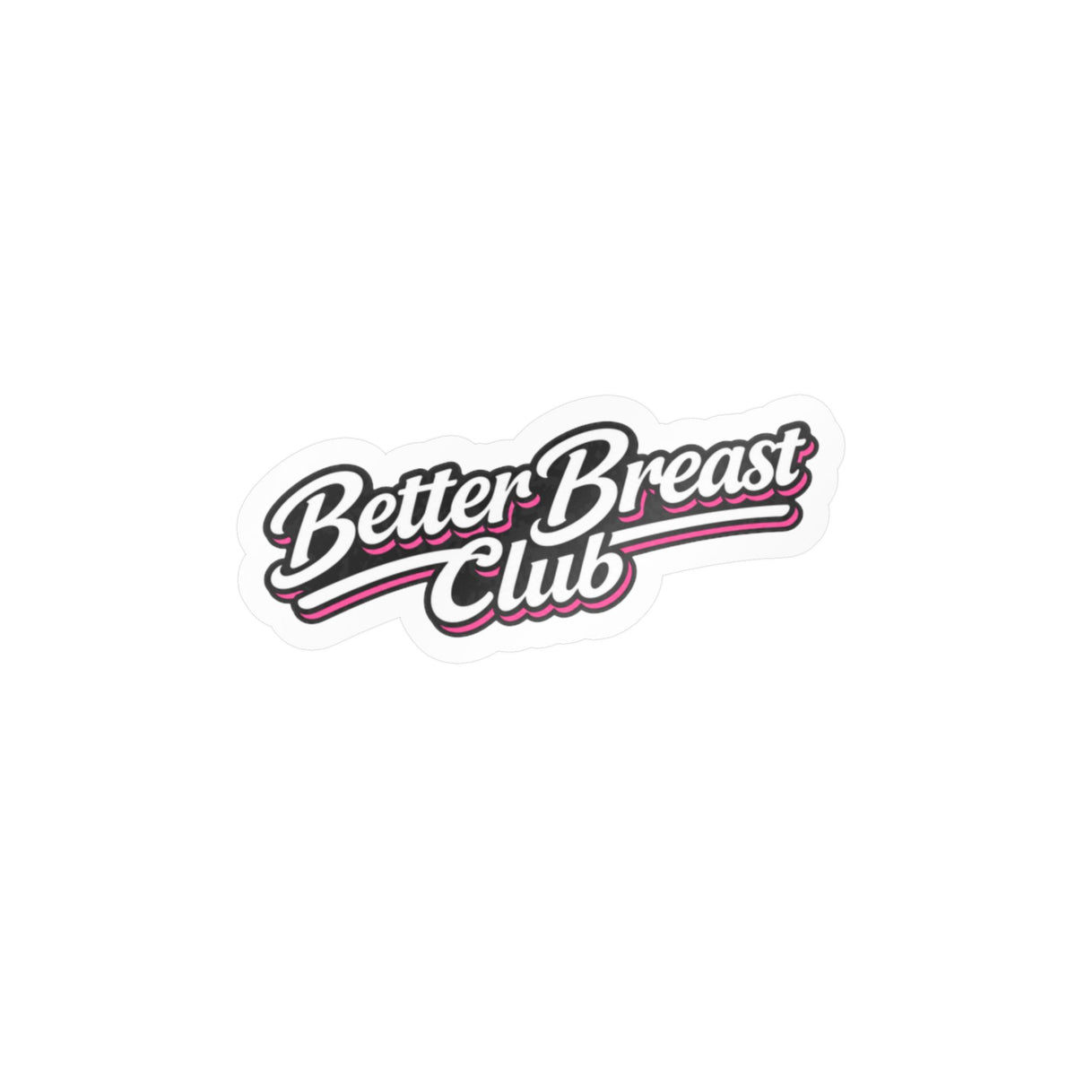 Better Breast Club Logo Sticker