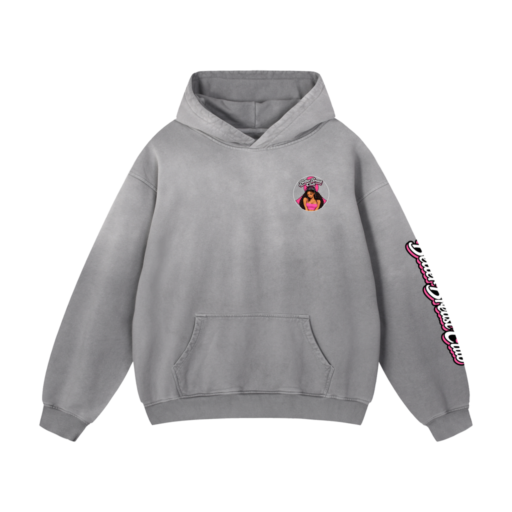 Better Breast Club Heavyweight Text Hoodie