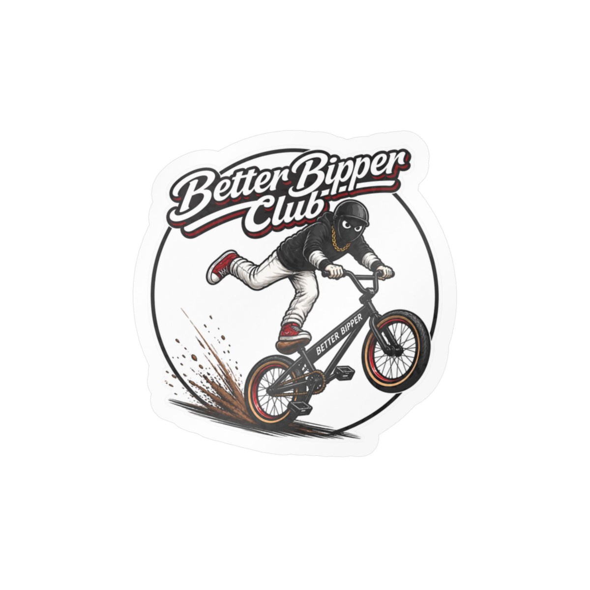 Better Bipper Club Pedal Sticker