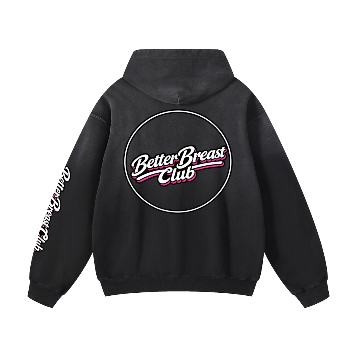Better Breast Club Heavyweight Text Hoodie