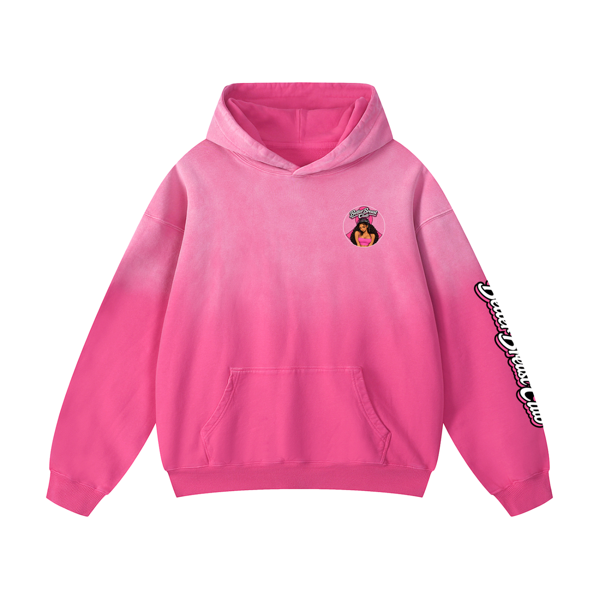 Better Breast Club Heavyweight Text Hoodie